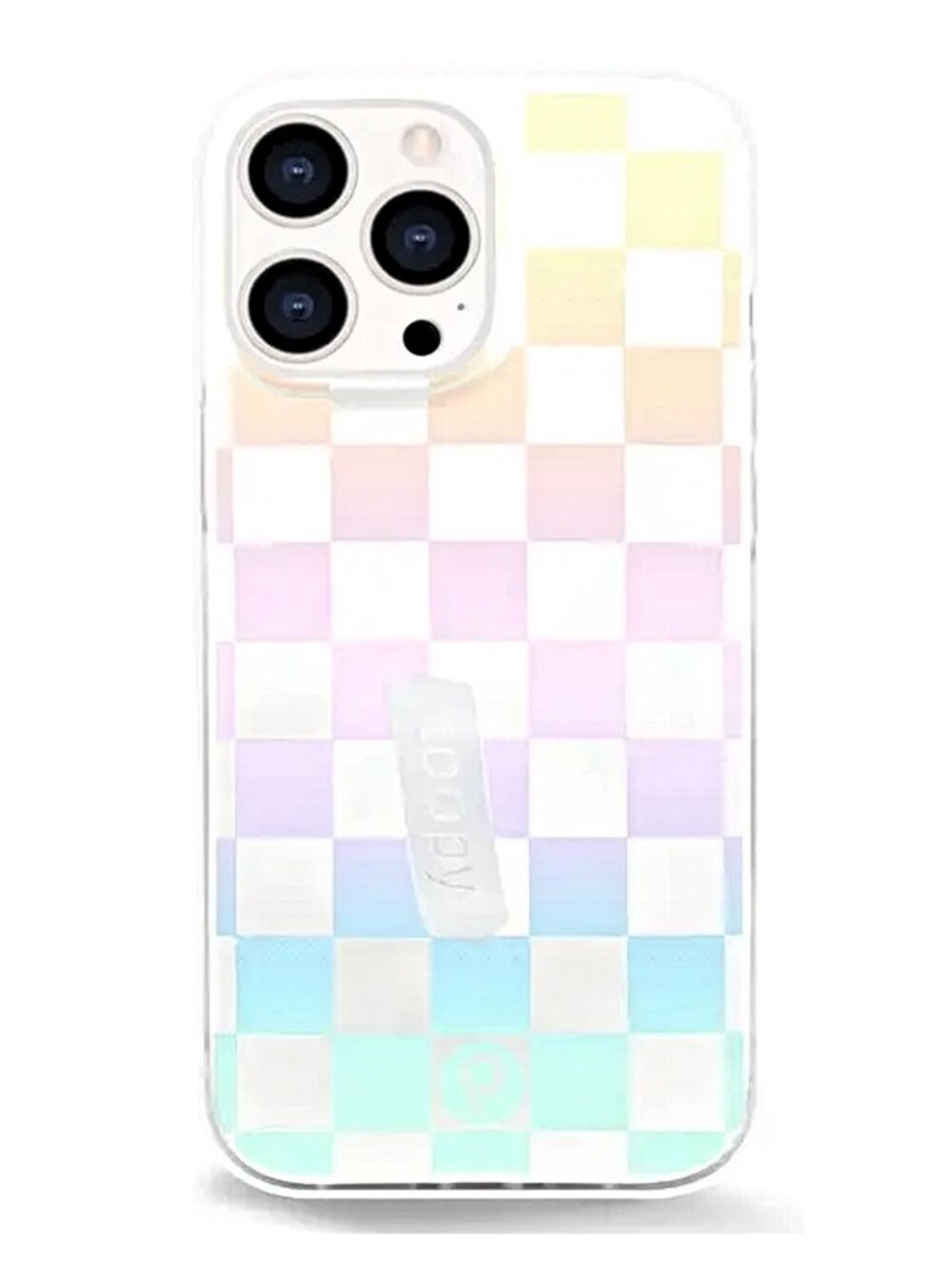 NWT Loopy PEARL CHECKERED iPhone 15 Pro Max Phone Case - Righty